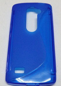 Силиконов гръб ТПУ S-Case за LG LEON  син